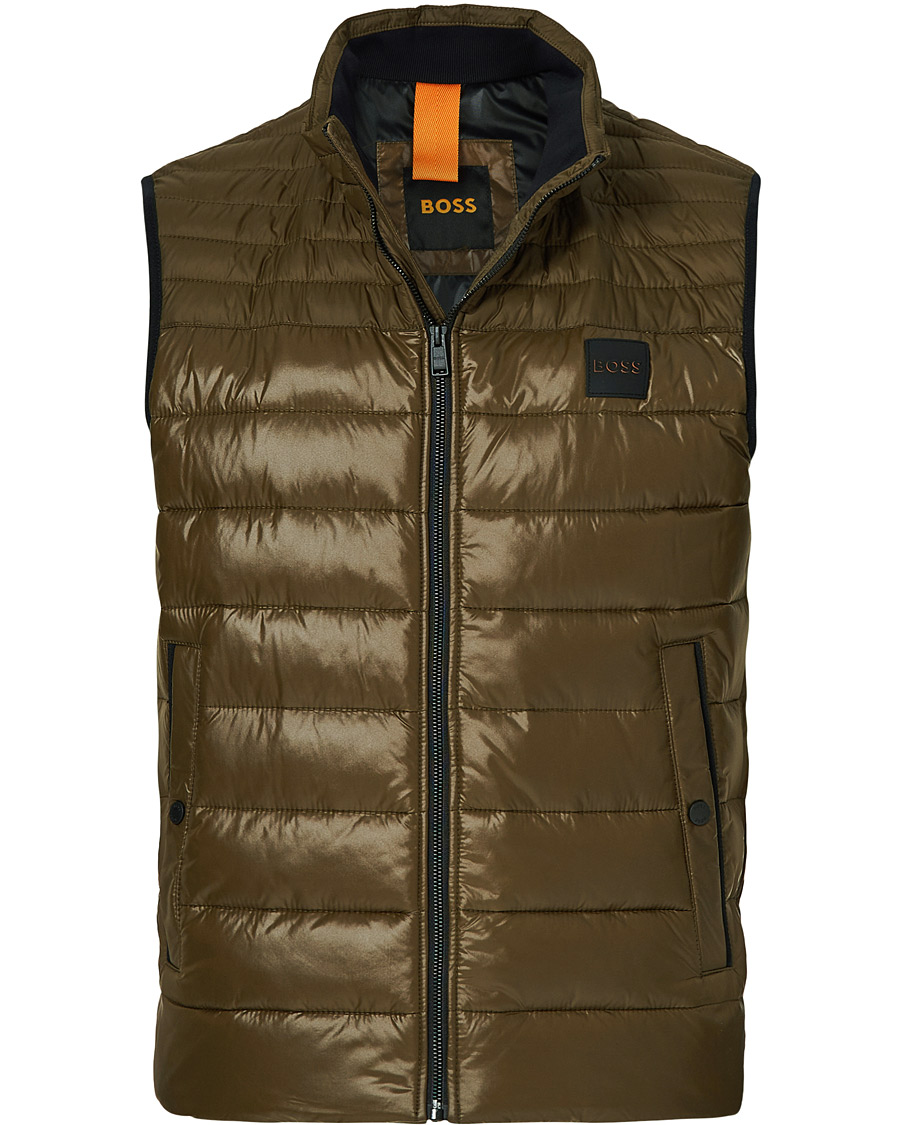 Uomini | Giacche | BOSS ORANGE | Odeno Down Vest Dark Green