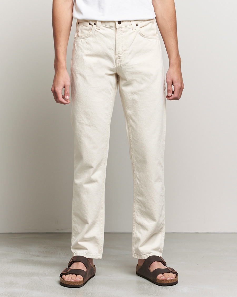 Uomini | Jeans | Nudie Jeans | Gritty Jackson Jeans Soft Cream