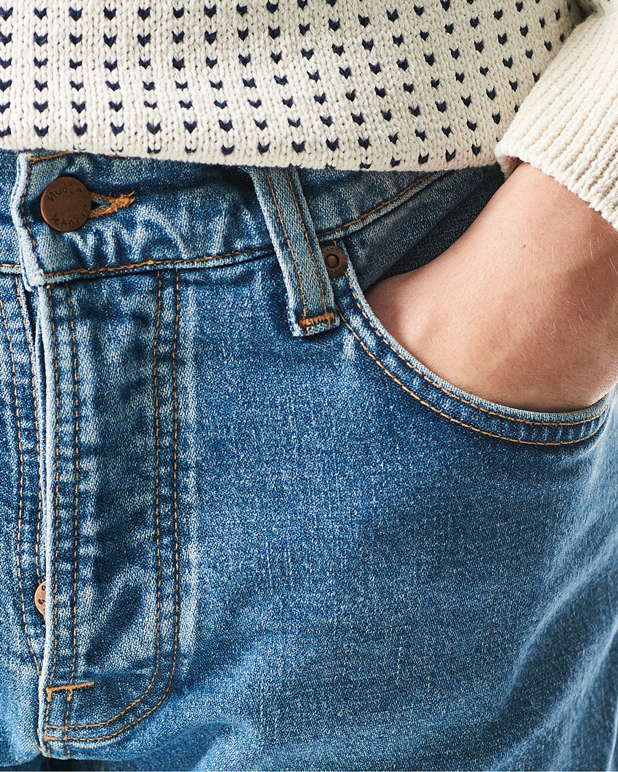 Uomini | Jeans | Nudie Jeans | Grim Tim Jeans Broken Faded