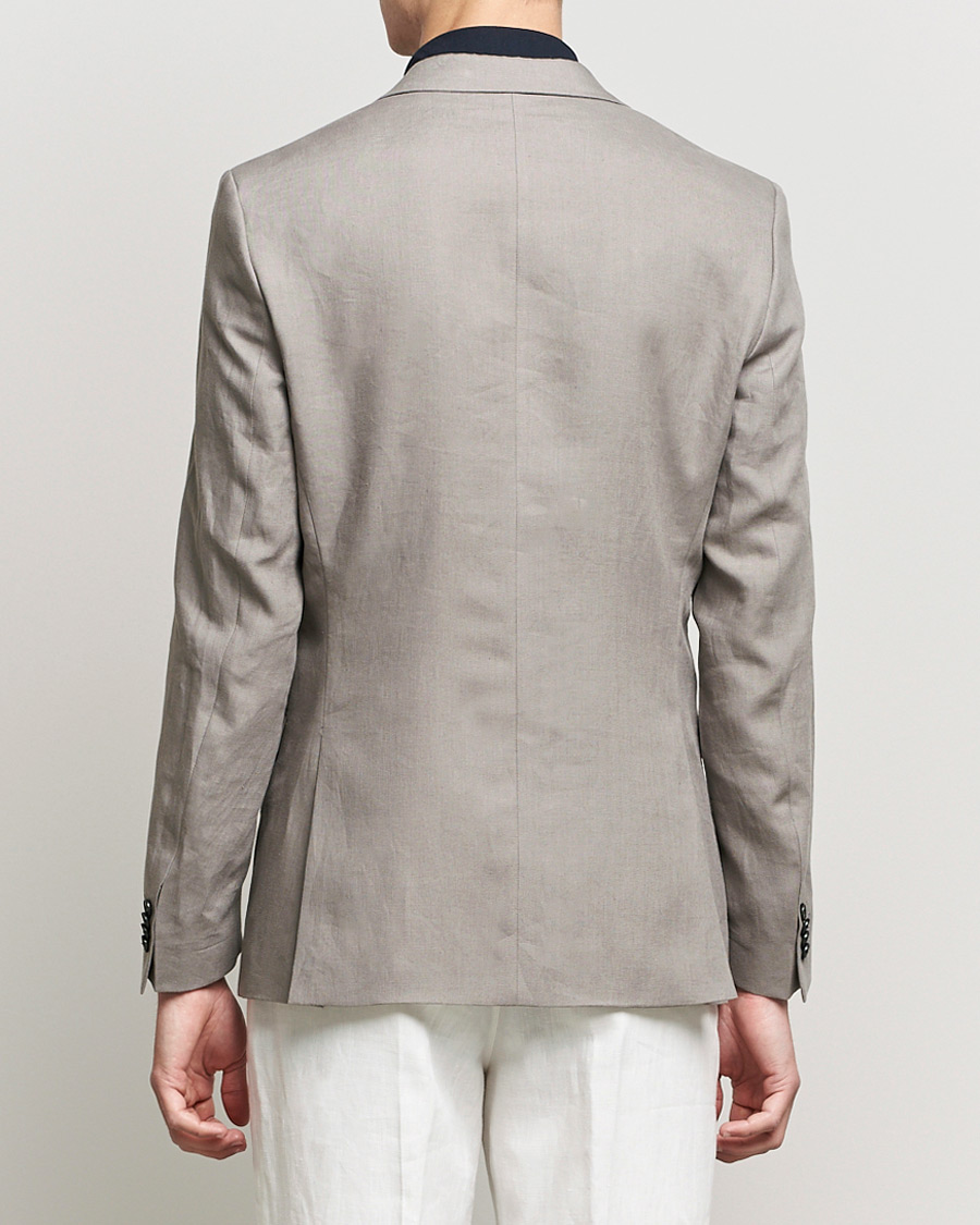 Uomini | Blazers | Tiger of Sweden | Jamonte Linen Blazer Lead Grey