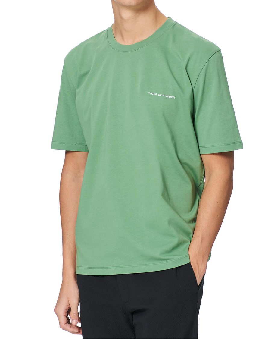 Uomini | T-shirt | Tiger of Sweden | Pro T-shirt Shale Green