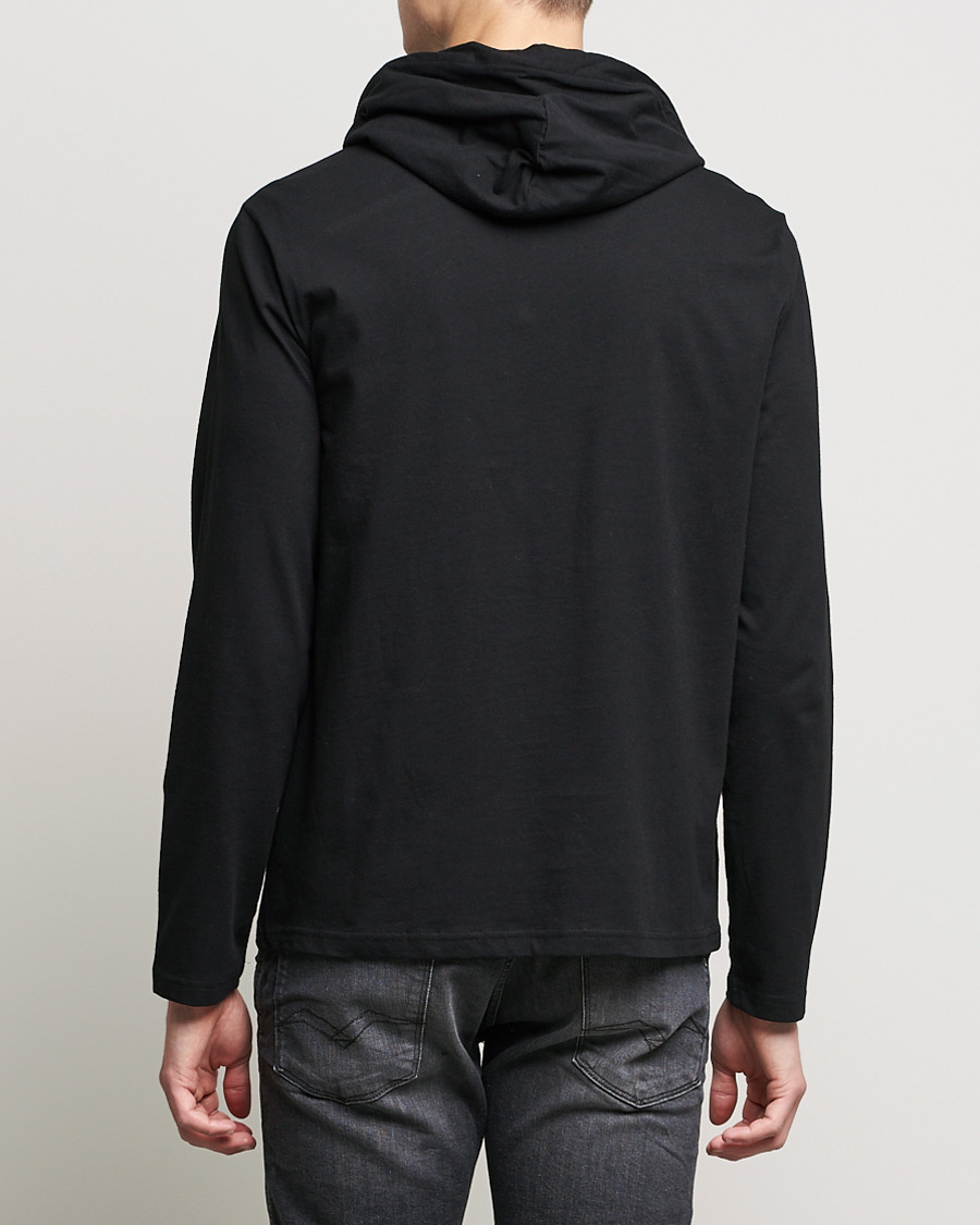 Uomini | Maglieria | Polo Ralph Lauren | Long Sleeve Hooded T-Shirt Polo Black