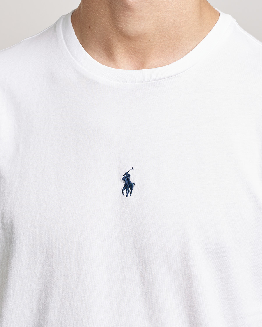 Uomini | T-shirt | Polo Ralph Lauren | Chest Crew Neck Tee White