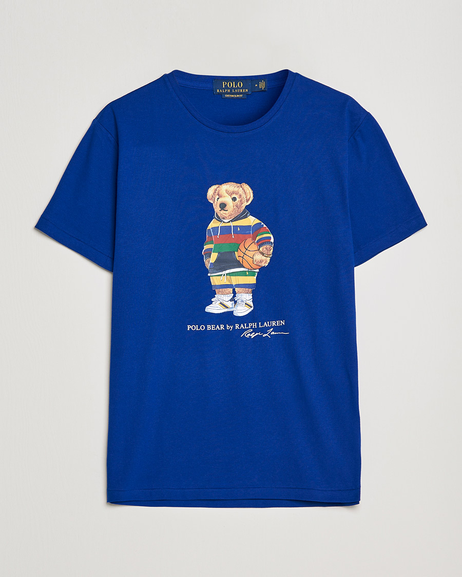 Uomini | T-shirt | Polo Ralph Lauren | Printed Active Bear Crew Neck Tee Heritage Royal