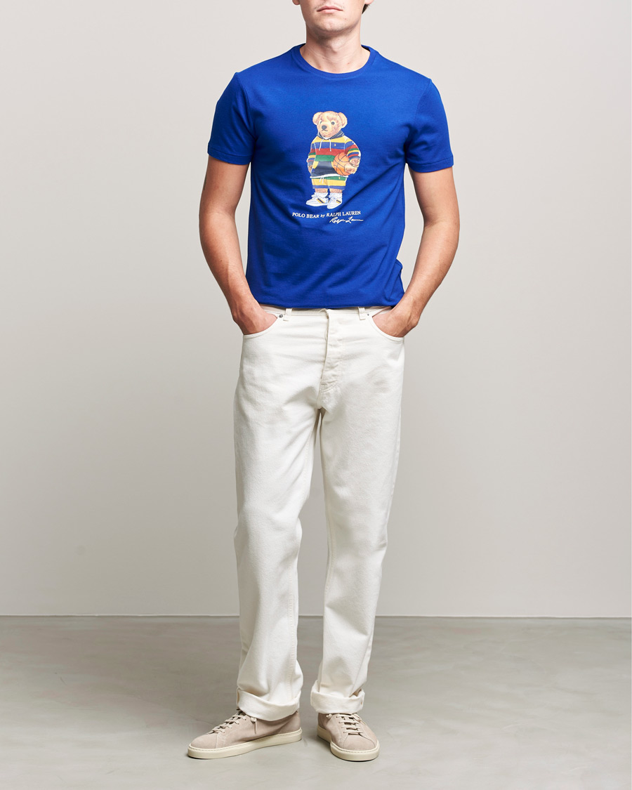 Uomini | T-shirt | Polo Ralph Lauren | Printed Active Bear Crew Neck Tee Heritage Royal