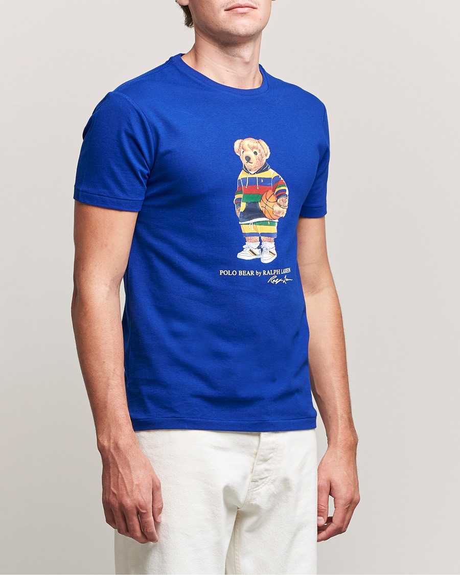 Uomini | T-shirt | Polo Ralph Lauren | Printed Active Bear Crew Neck Tee Heritage Royal