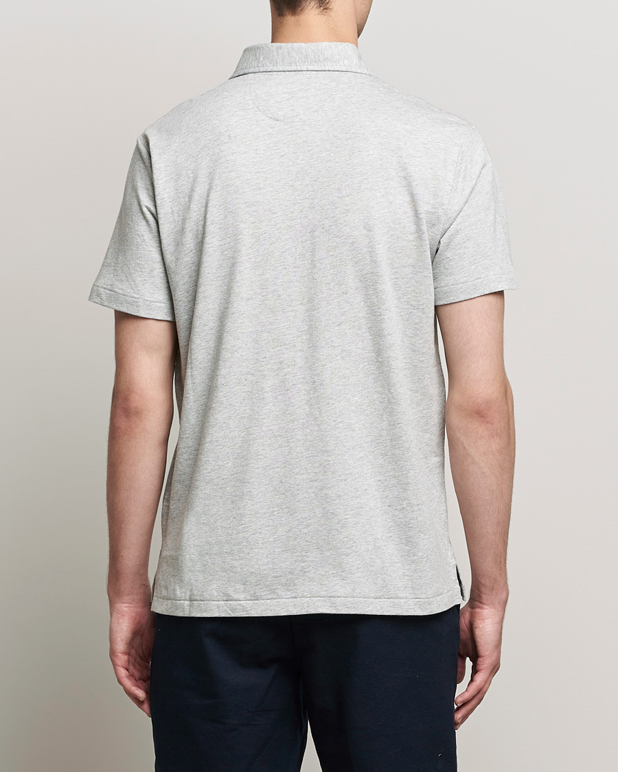 Uomini | Polo | Polo Ralph Lauren | Custom Slim Fit Cotton/Linen Polo Andover Heather