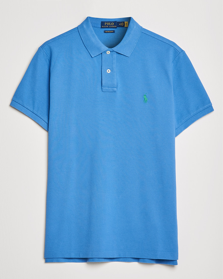 Uomini | Polo | Polo Ralph Lauren | Custom Slim Fit Polo Retreat Blue