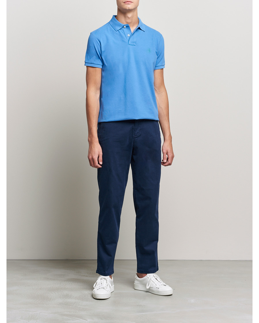 Uomini | Polo | Polo Ralph Lauren | Custom Slim Fit Polo Retreat Blue