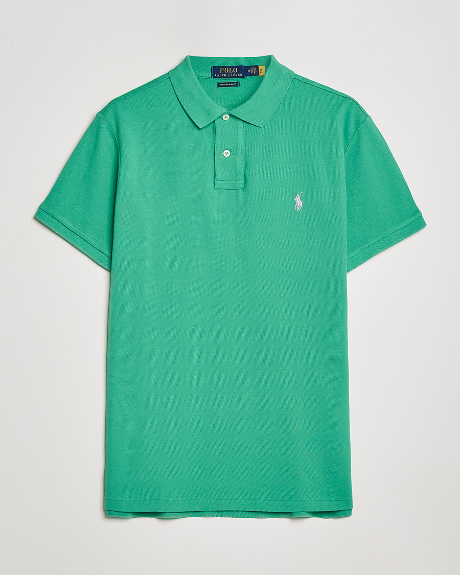 Uomini | Polo | Polo Ralph Lauren | Custom Slim Fit Polo Raft Green