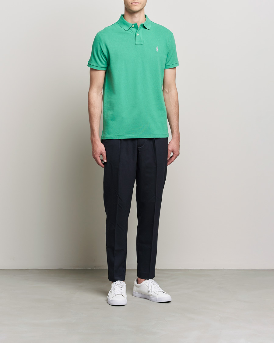 Uomini | Polo | Polo Ralph Lauren | Custom Slim Fit Polo Raft Green