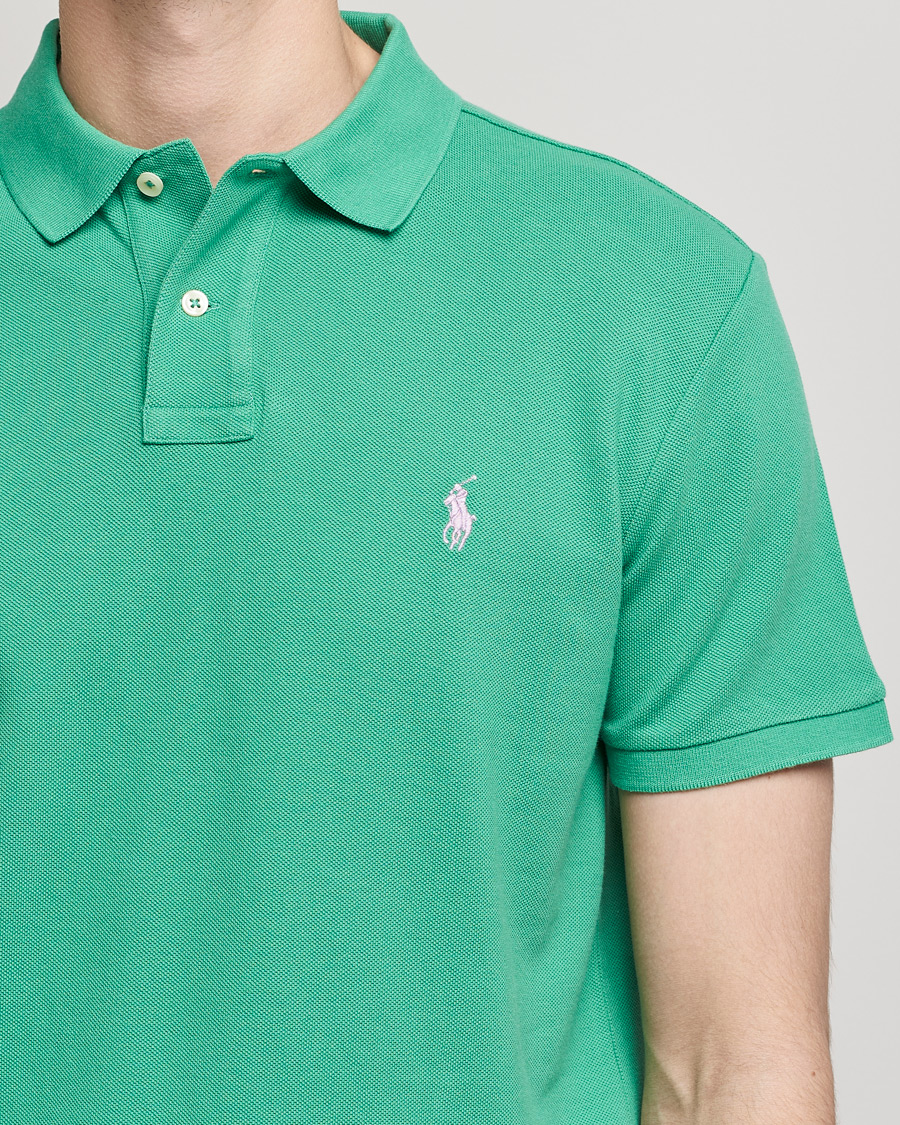 Uomini | Polo | Polo Ralph Lauren | Custom Slim Fit Polo Raft Green