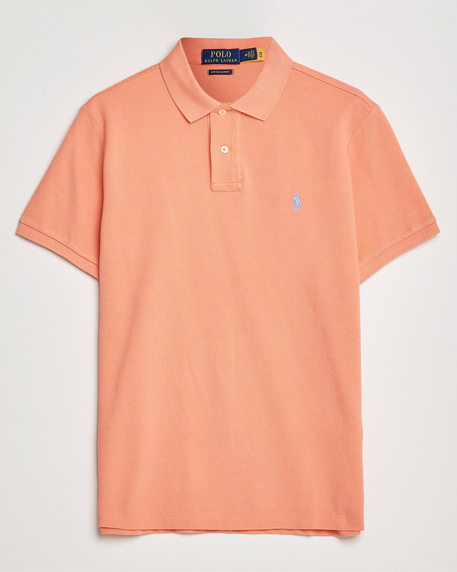 Uomini | Polo | Polo Ralph Lauren | Custom Slim Fit Polo Deep Mango