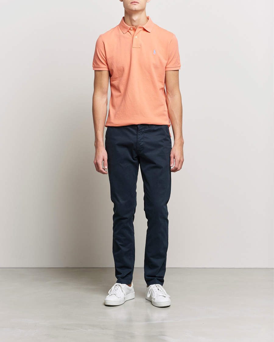 Uomini | Polo | Polo Ralph Lauren | Custom Slim Fit Polo Deep Mango