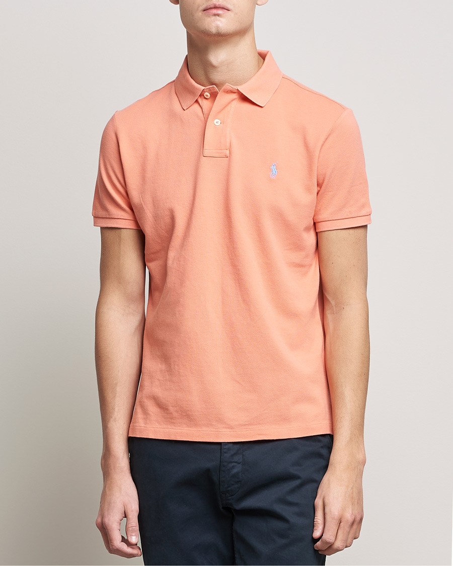 Uomini | Polo | Polo Ralph Lauren | Custom Slim Fit Polo Deep Mango