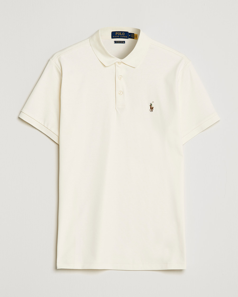 Uomini | Polo | Polo Ralph Lauren | Luxury Pima Cotton Polo Clubhouse Cream