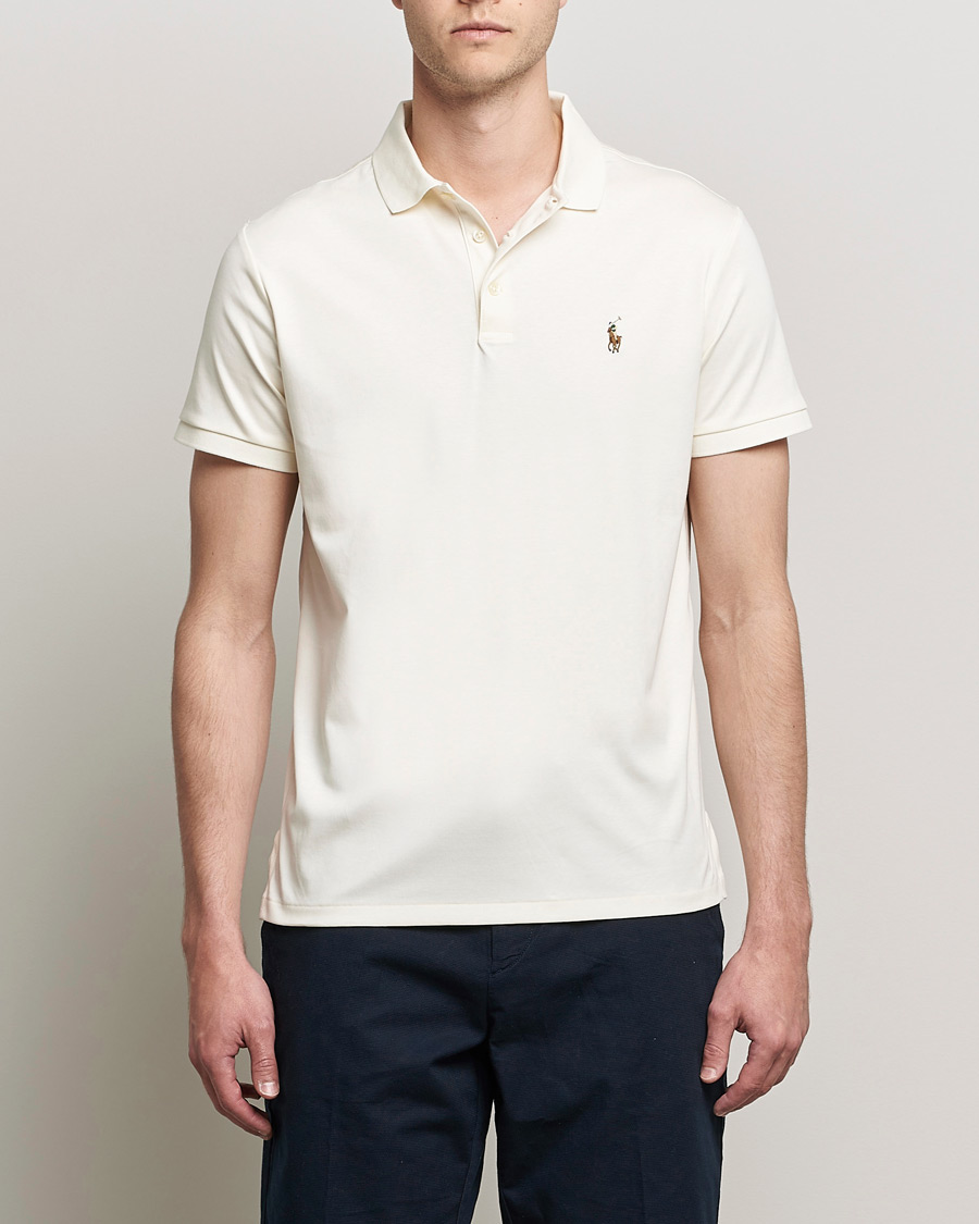 Uomini | Polo | Polo Ralph Lauren | Luxury Pima Cotton Polo Clubhouse Cream