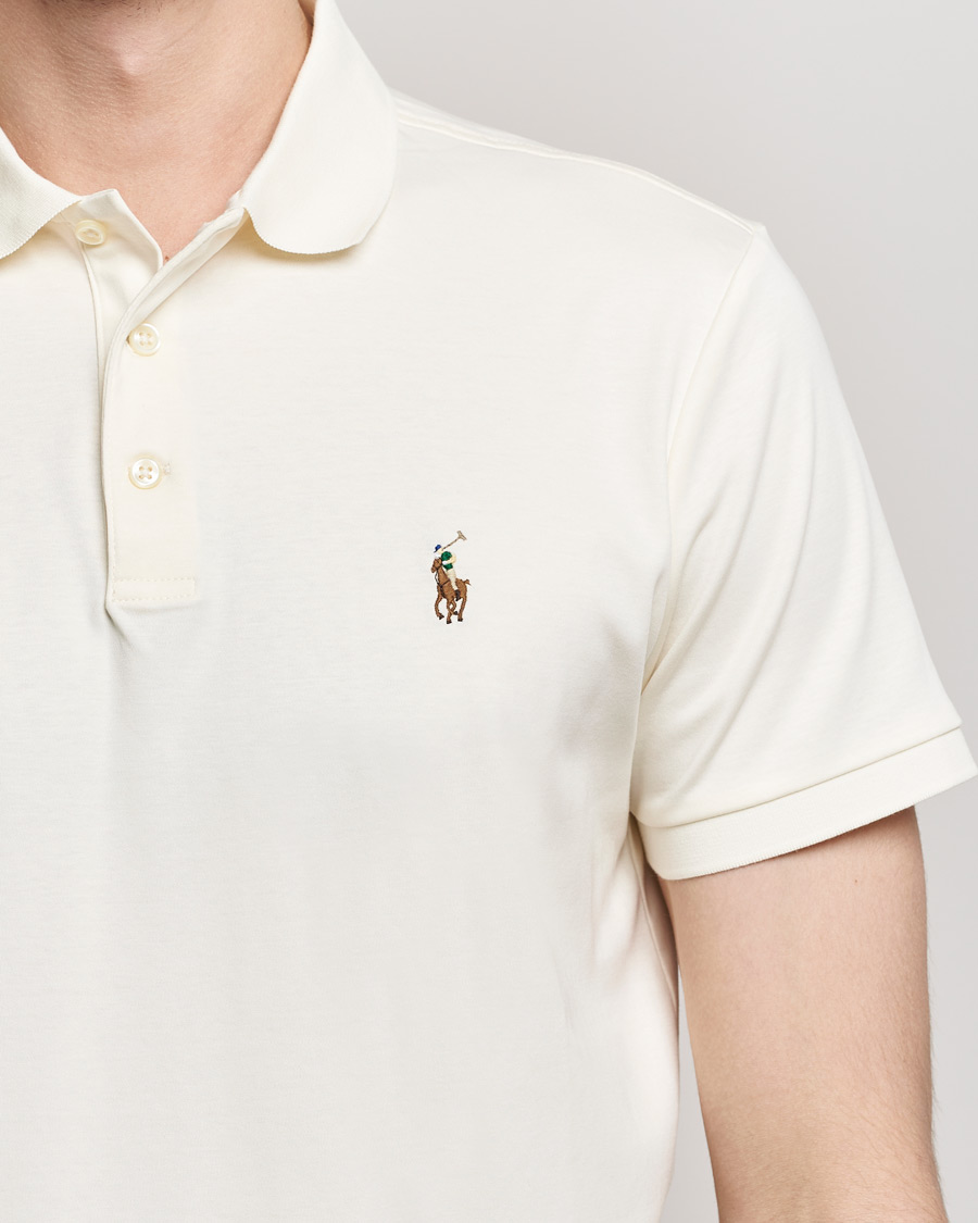 Uomini | Polo | Polo Ralph Lauren | Luxury Pima Cotton Polo Clubhouse Cream