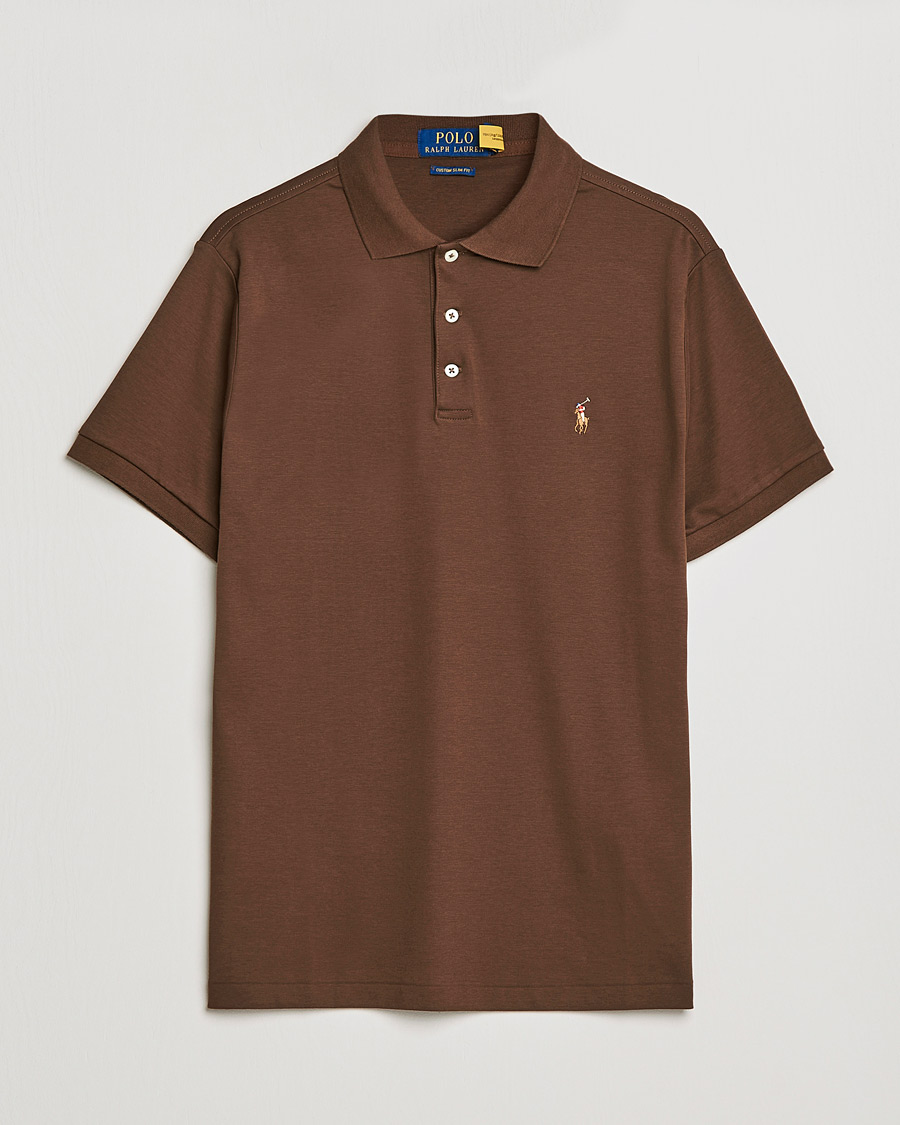 Uomini | Polo | Polo Ralph Lauren | Luxury Pima Cotton Polo American Brown