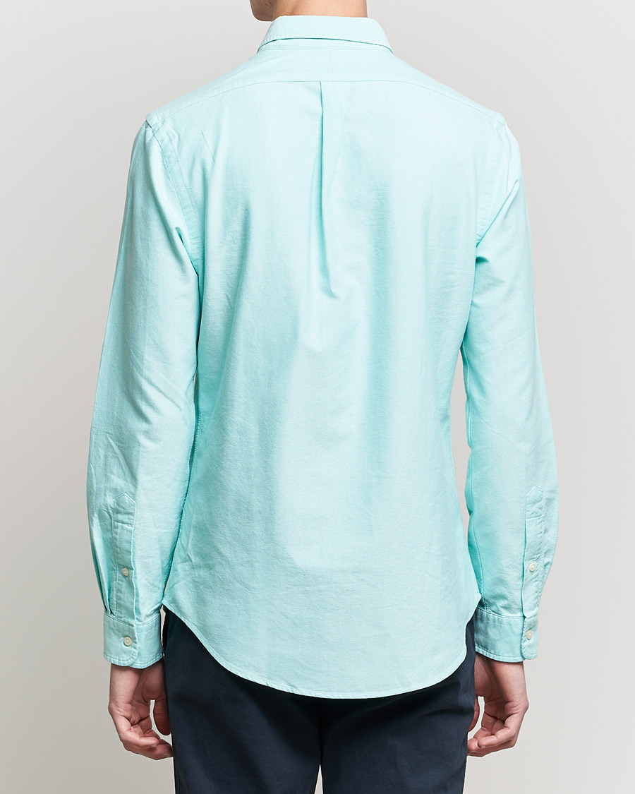 Uomini | Camicie | Polo Ralph Lauren | Slim Fit Oxford Button Down Shirt Sunset Green