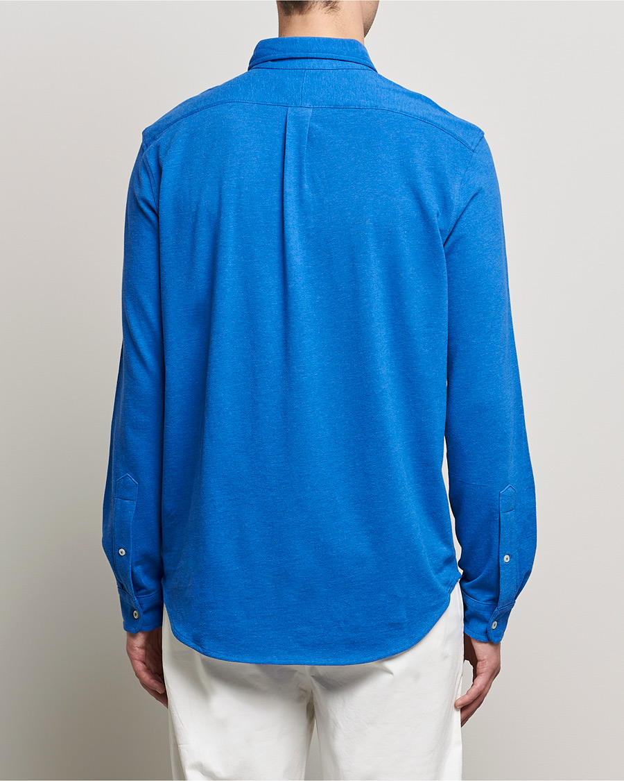 Uomini | Camicie | Polo Ralph Lauren | Featherweight Mesh Shirt Dockside Blue Heather