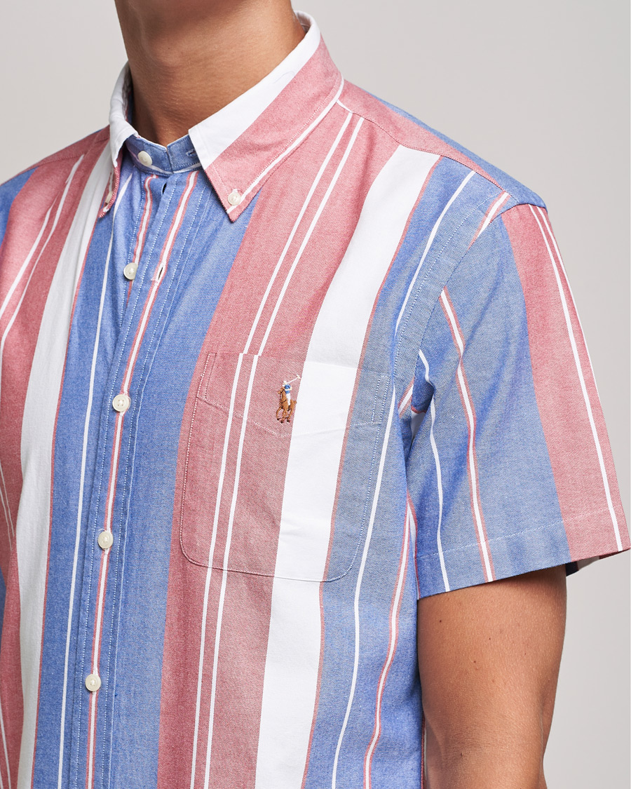 Uomini | Camicie | Polo Ralph Lauren | Custom Fit Oxford Short Sleeve Striped Shirt Multi
