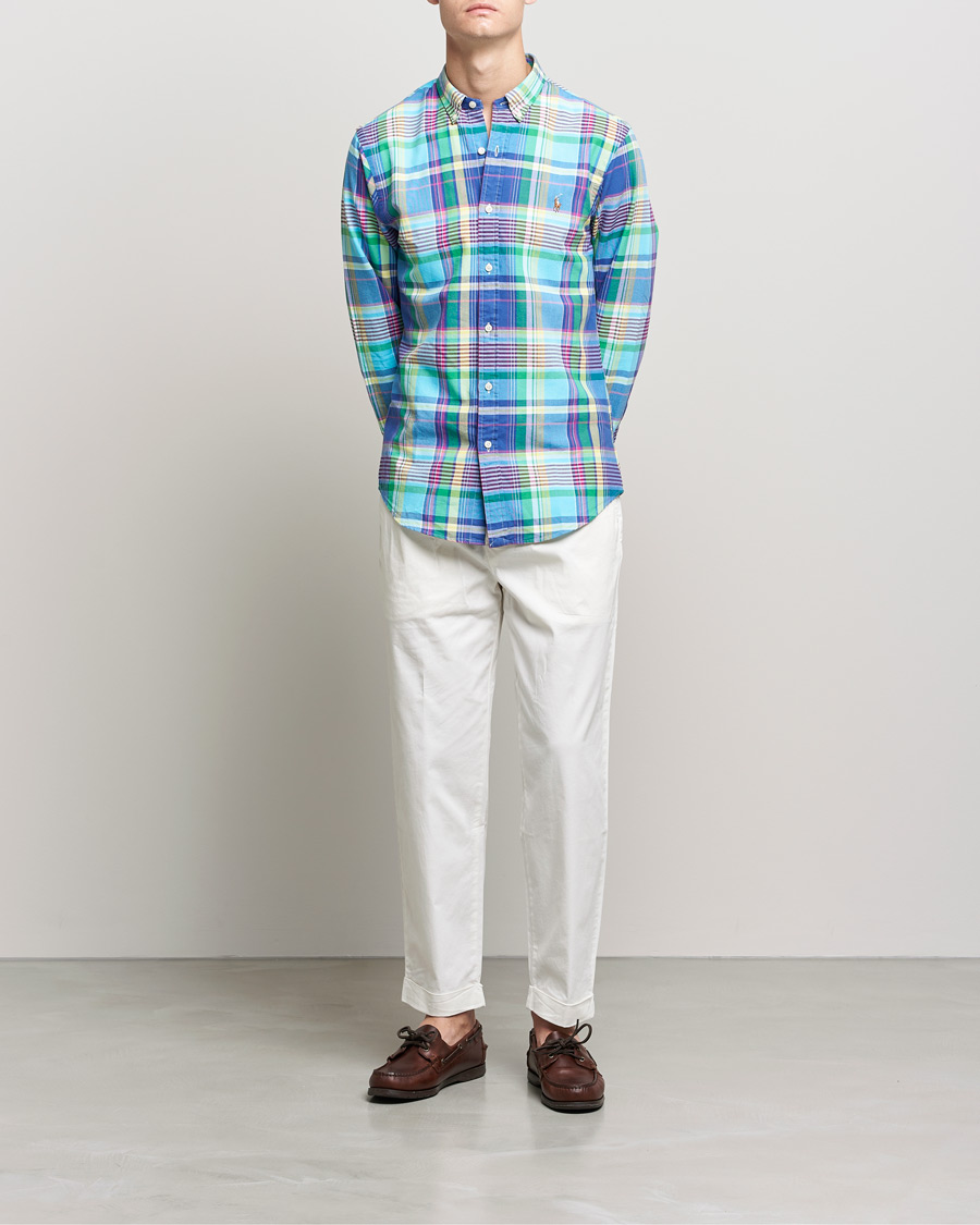 Uomini | Camicie | Polo Ralph Lauren | Slim Fit Oxford Madras Checked Shirt Multi
