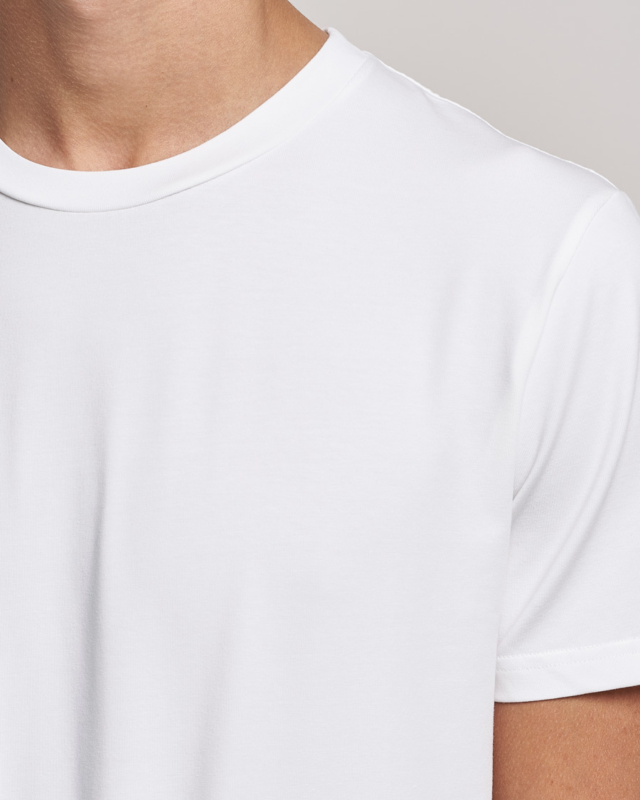 Uomini | T-shirt | Filippa K | Stretch Cotton Tee White