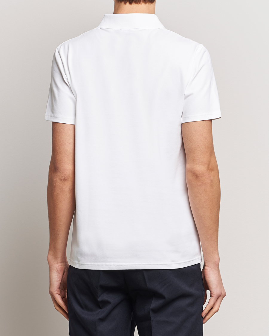 Uomini | Polo | Filippa K | Soft Lycra Polo Tee White