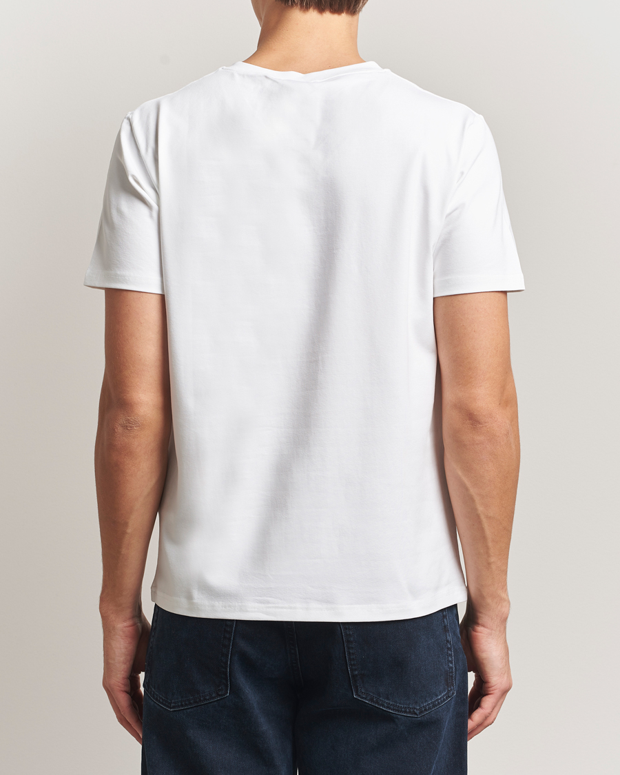 Uomini | T-shirt | Filippa K | Soft Lycra V-Neck Tee White
