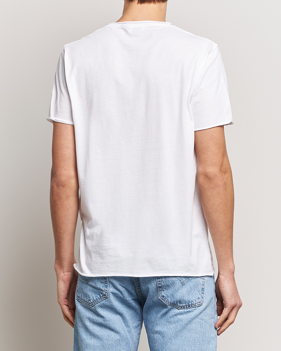 Uomini | T-shirt | Filippa K | Roll Neck Crew Neck Tee White