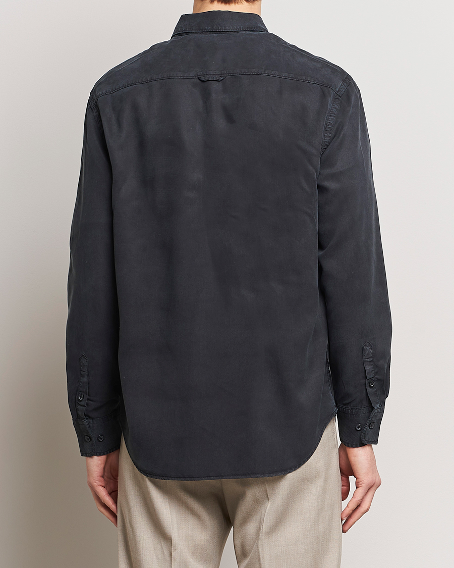 Uomini | Camicie | Filippa K | Zachary Tencel Shirt Almost Black