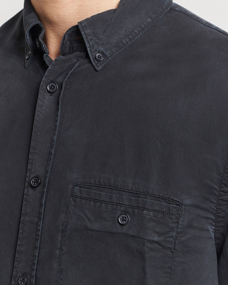 Uomini | Camicie | Filippa K | Zachary Tencel Shirt Almost Black