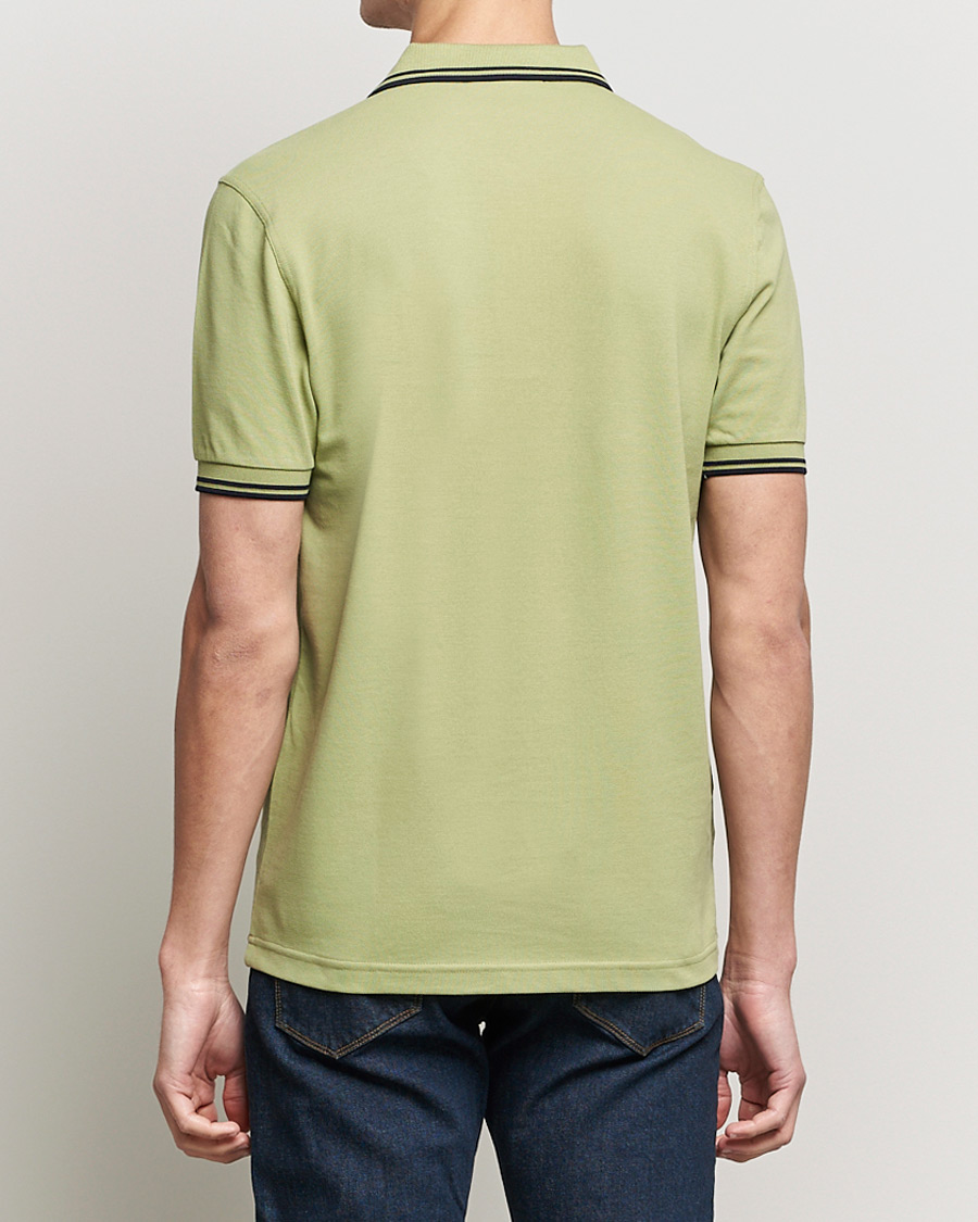 Uomini | Polo | Fred Perry | Twin Tip Polo Sage Green 