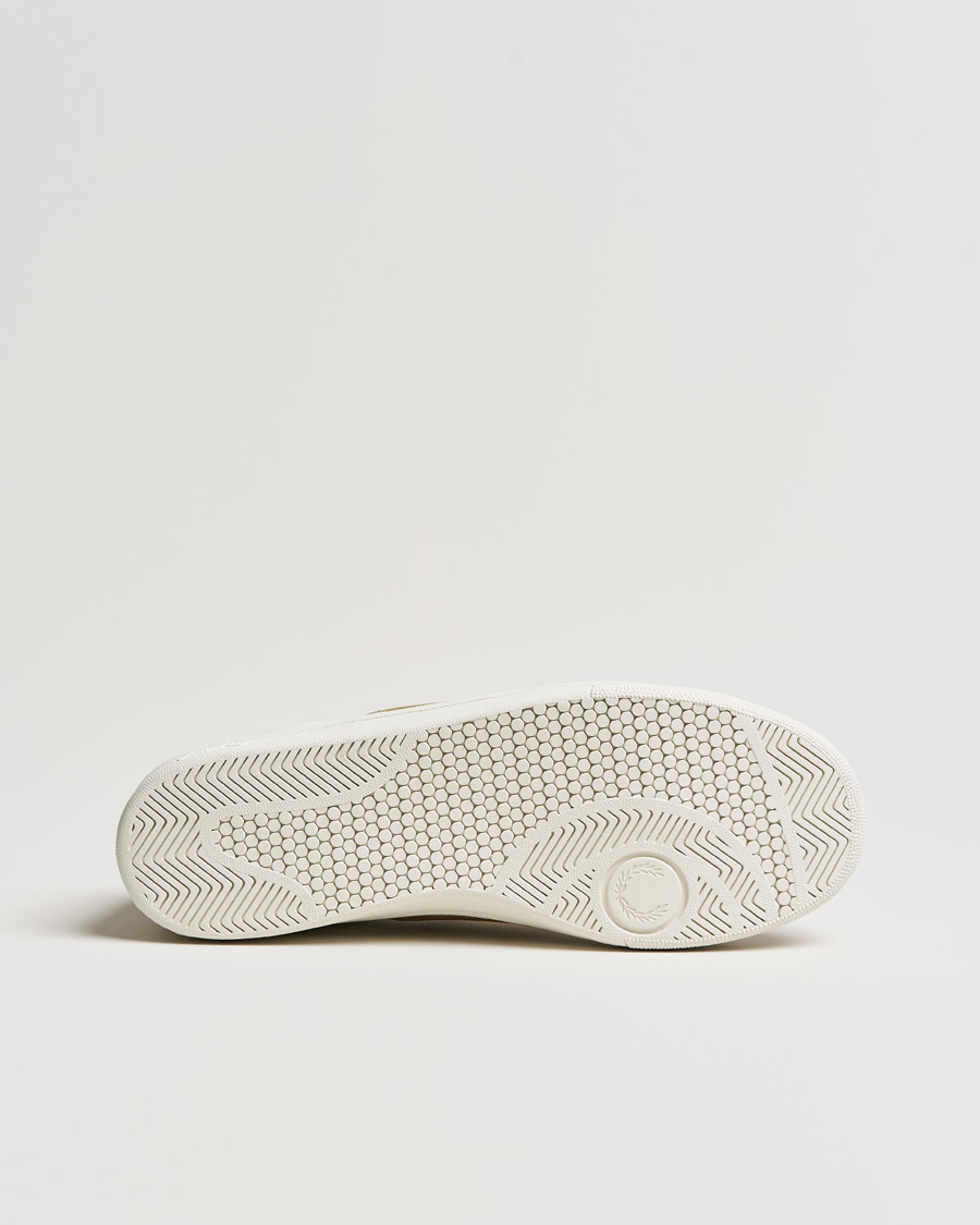 Uomini | Fred Perry B721 Pique Embossed Leather Sneaker Porcelain | Fred Perry | B721 Pique Embossed Leather Sneaker Porcelain