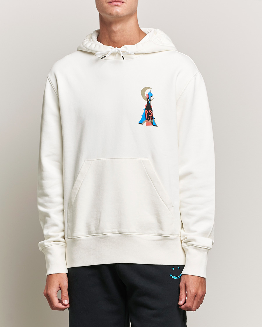 Uomini | Maglieria | PS Paul Smith | Souvenir Organic Cotton Hoodie Off White