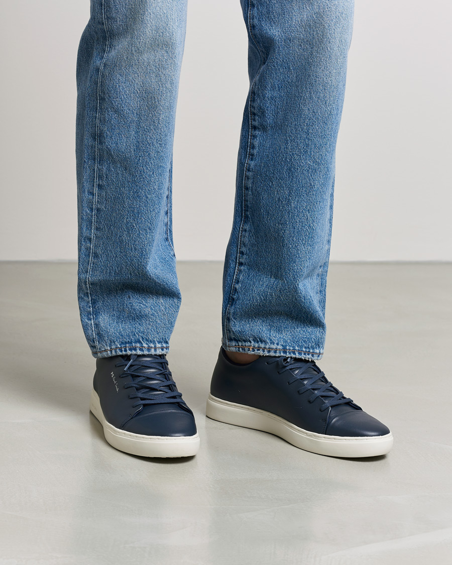 Uomini | Sneakers | PS Paul Smith | Lee Cap Toe Leather Sneaker Navy