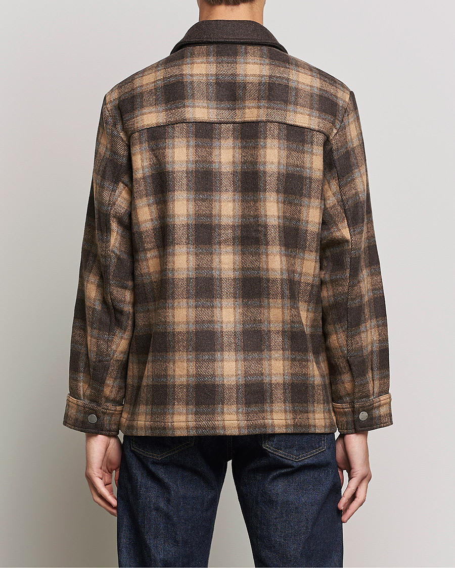 Uomini | Giacche | A.P.C. | Emile Shirt Jacket Brown Check