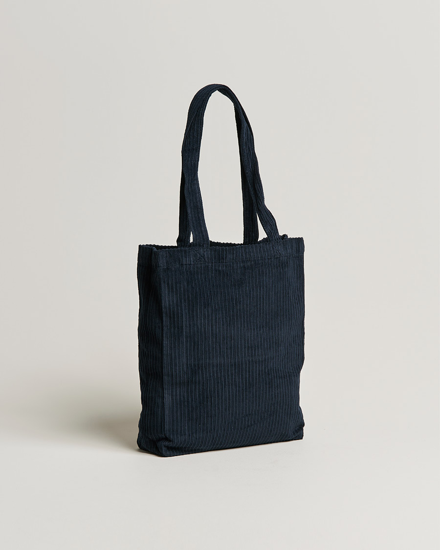 Uomini | A.P.C. Lou Corduroy Tote Bag Navy | A.P.C. | Lou Corduroy Tote Bag Navy