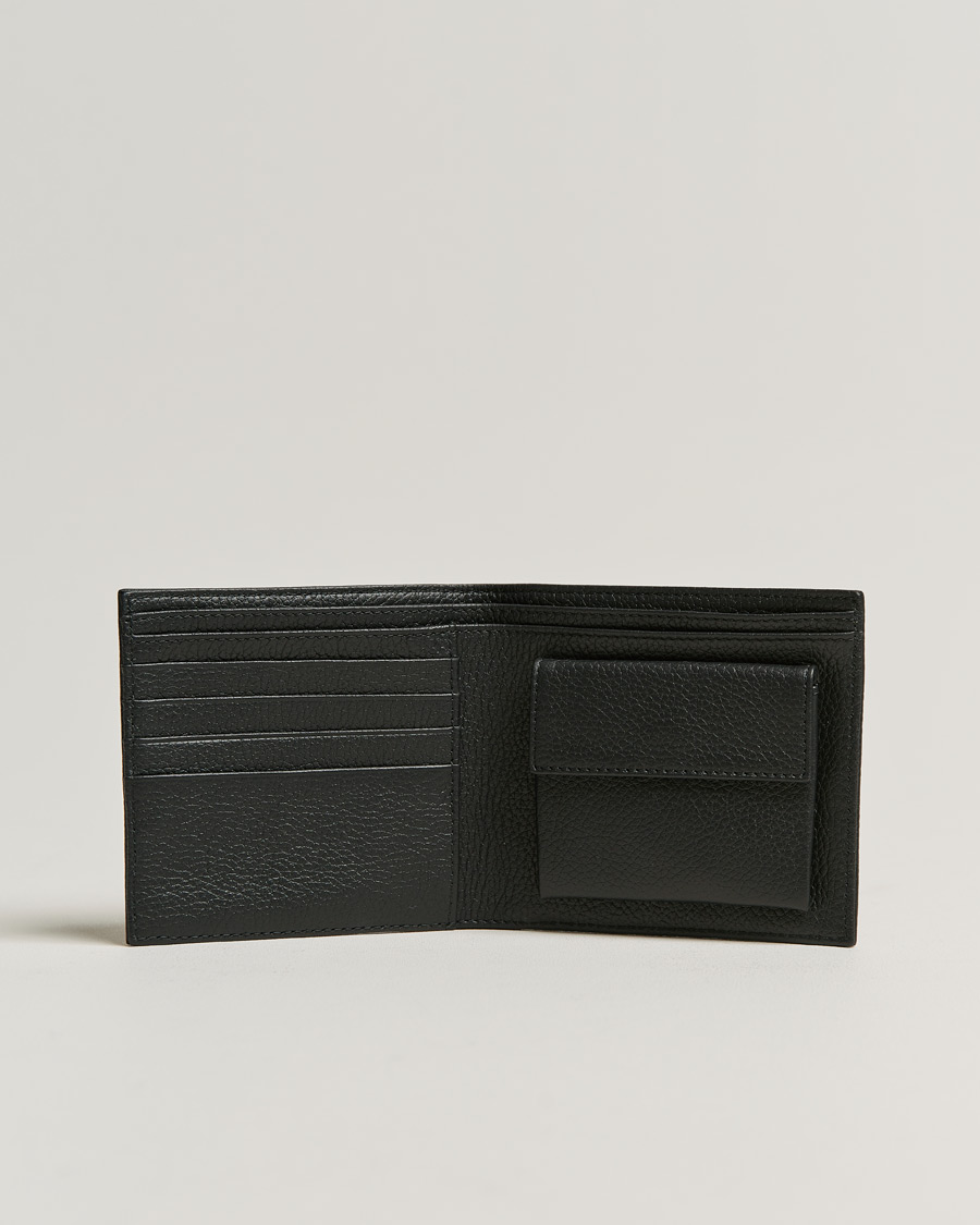 Uomini | A.P.C. Grain Leather Wallet Black | A.P.C. | Grain Leather Wallet Black