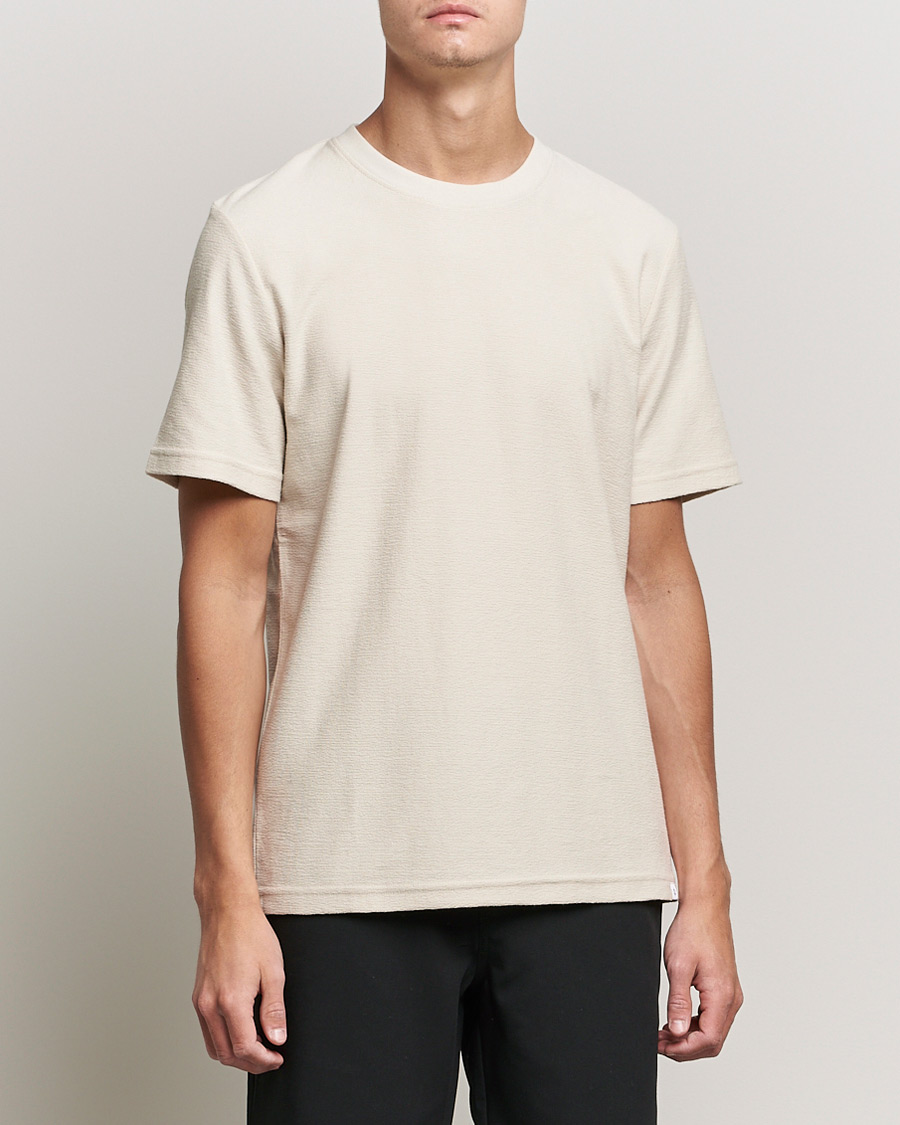 Uomini | T-shirt | Samsøe Samsøe | Samsøe & Samsøe Odin Organic Cotton T-shirt Oatmeal
