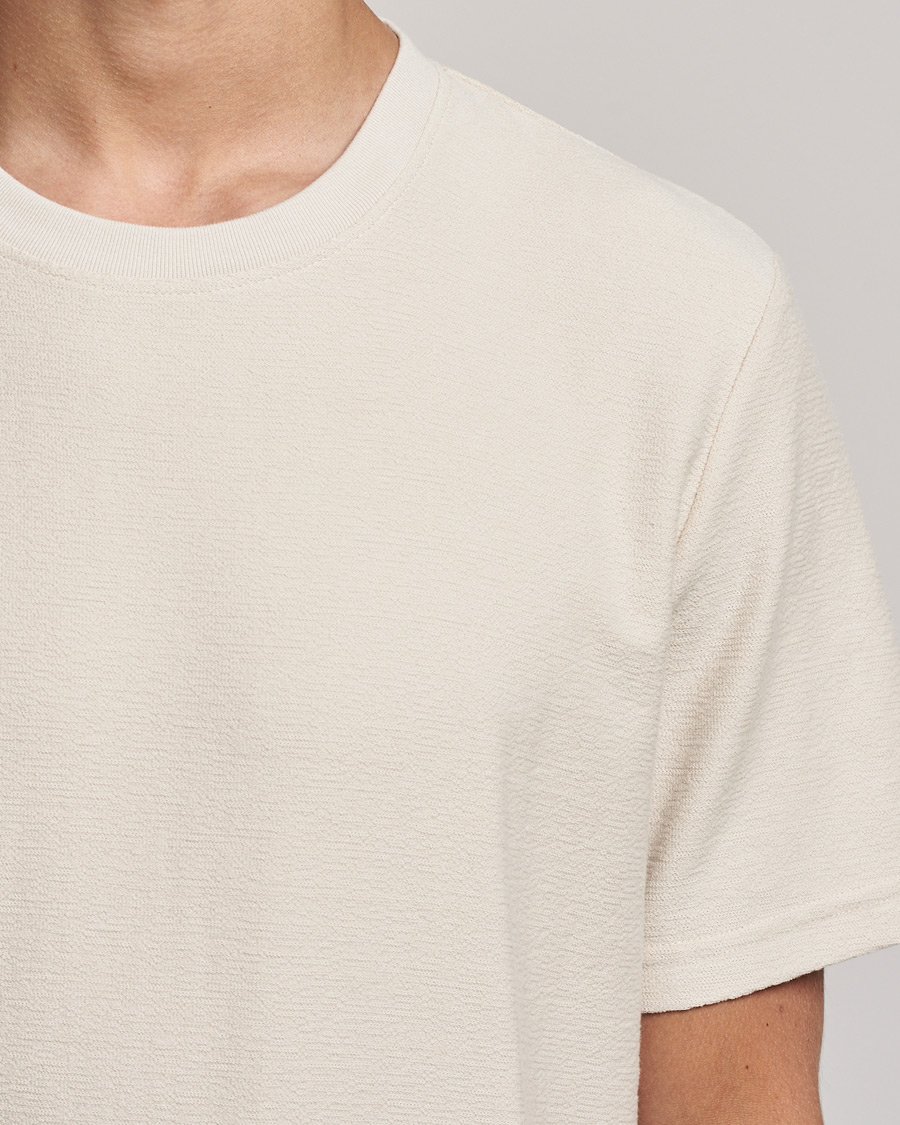 Uomini | T-shirt | Samsøe Samsøe | Samsøe & Samsøe Odin Organic Cotton T-shirt Oatmeal