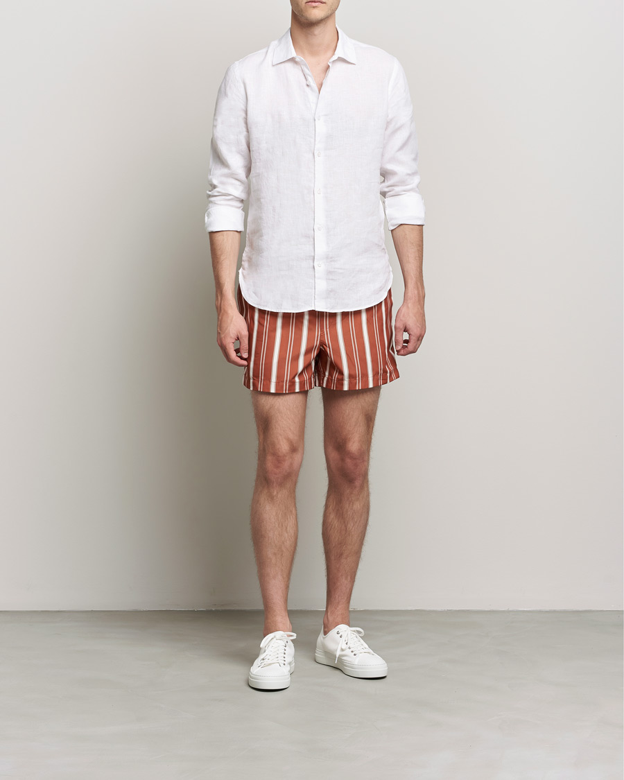 Uomini | Costumi da bagno | Samsøe Samsøe | Samsøe & Samsøe Mason Swimshorts Bombay Brown
