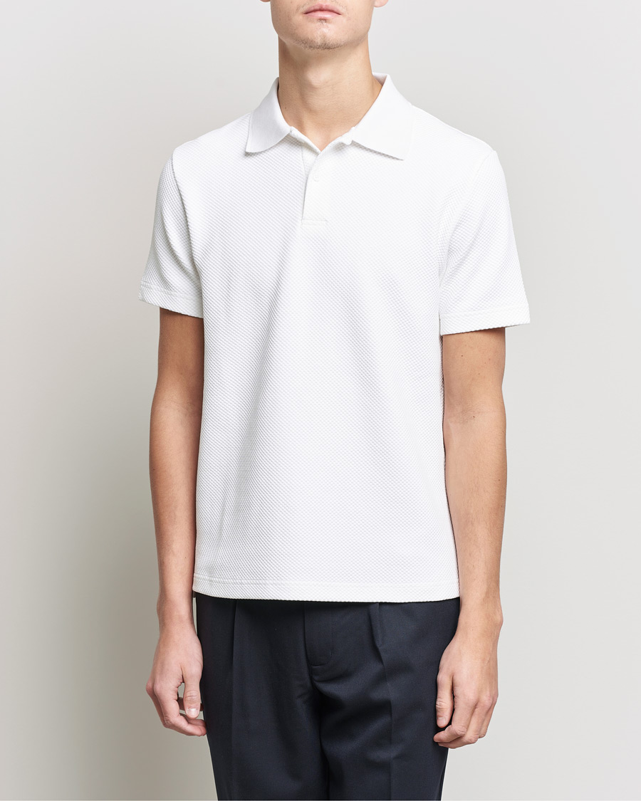 Uomini | Polo | Samsøe Samsøe | Samsøe & Samsøe Taranto Organic Cotton Polo White