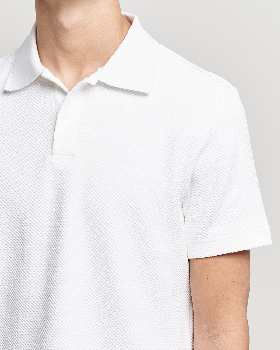 Uomini | Polo | Samsøe Samsøe | Samsøe & Samsøe Taranto Organic Cotton Polo White