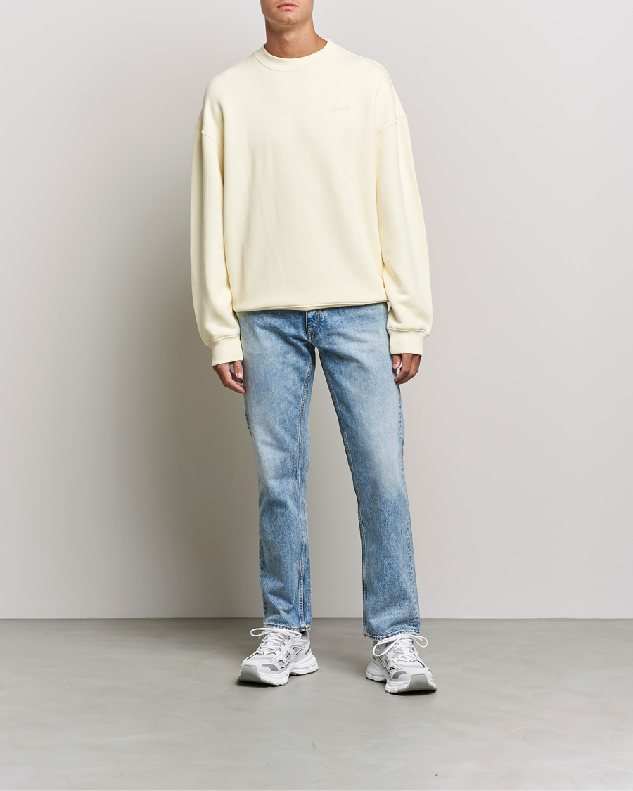 Uomini | Maglieria | Axel Arigato | Primary Sweatshirt Pale Yellow