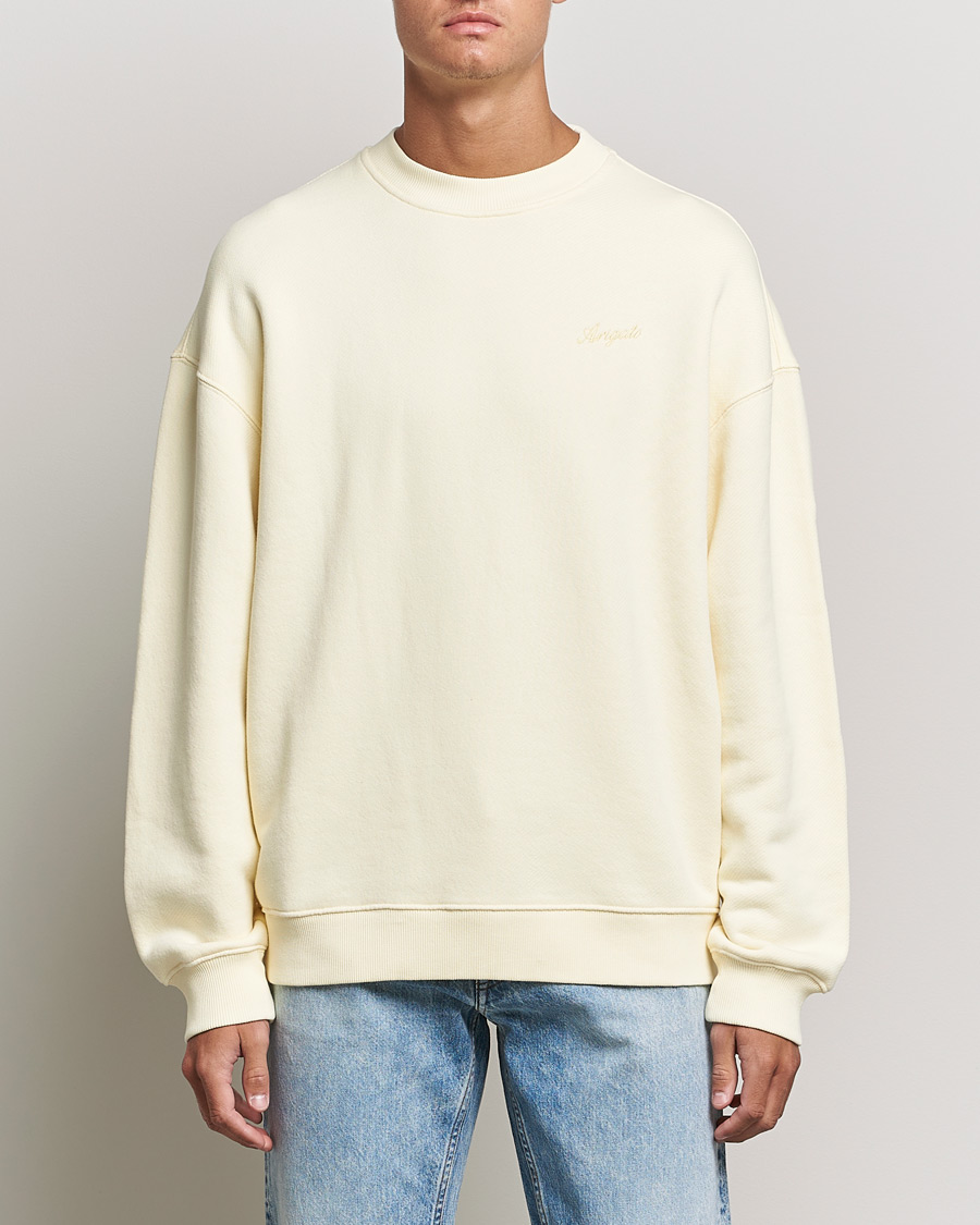 Uomini | Maglieria | Axel Arigato | Primary Sweatshirt Pale Yellow