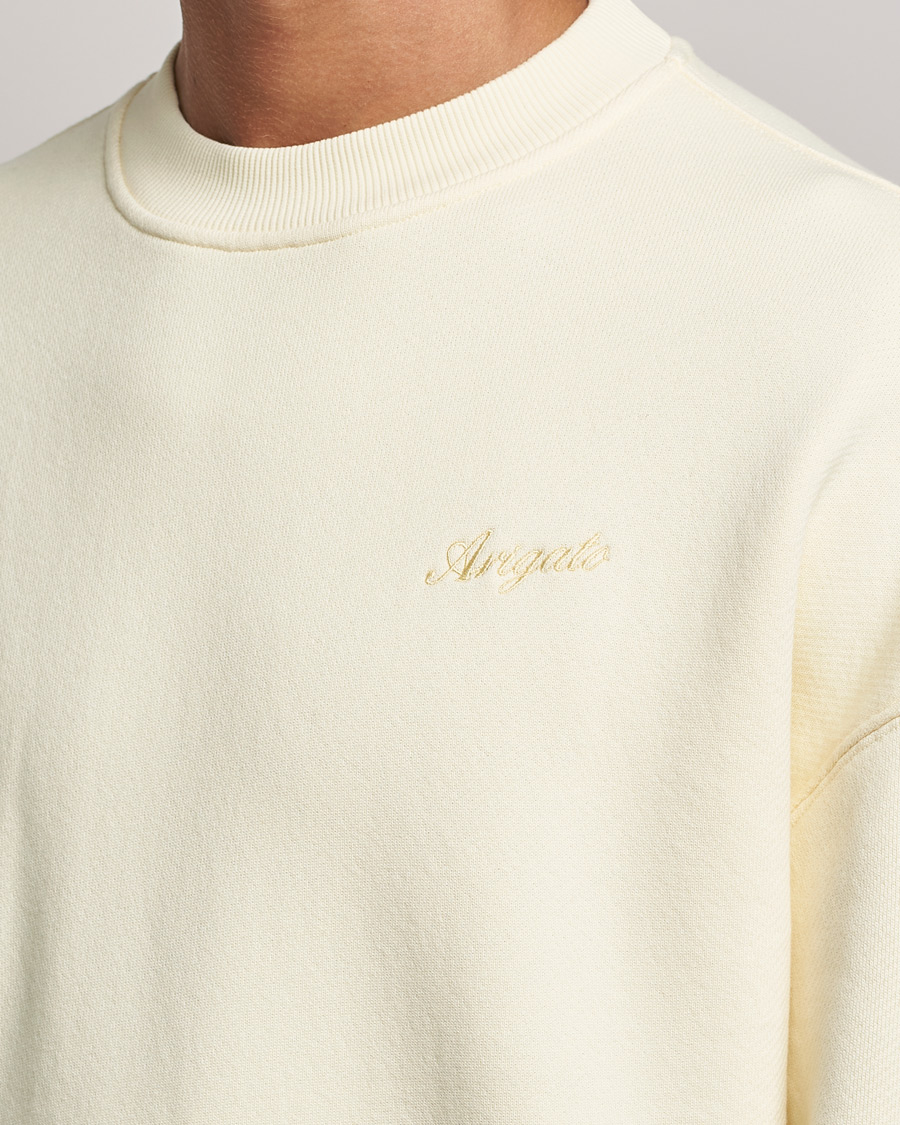 Uomini | Maglieria | Axel Arigato | Primary Sweatshirt Pale Yellow