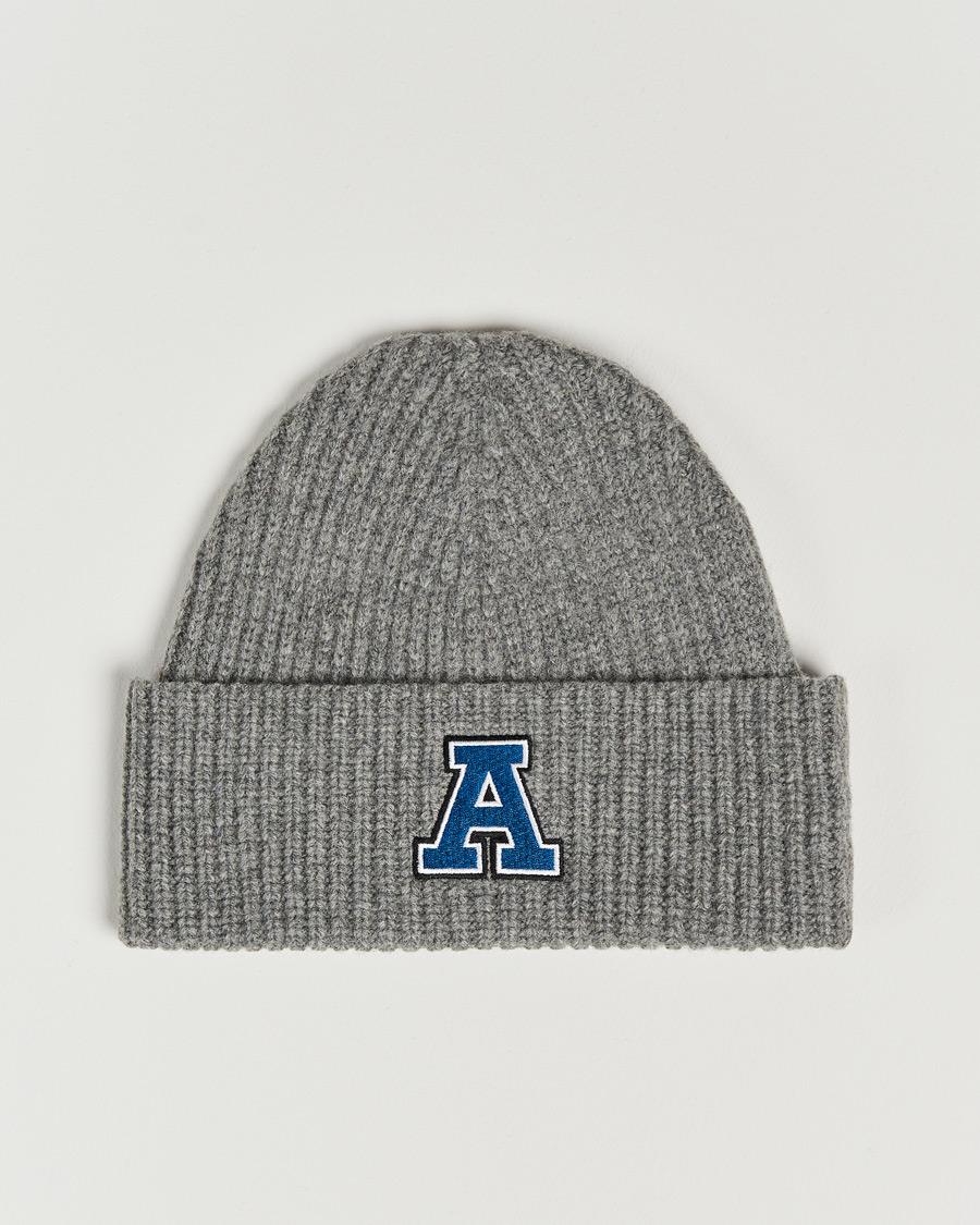 Uomini | Axel Arigato Varsity Beanie Grey | Axel Arigato | Varsity Beanie Grey