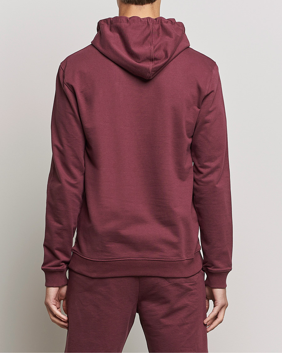 Uomini | Maglieria | Bread & Boxers | Loungewear Hoodie Burgundy